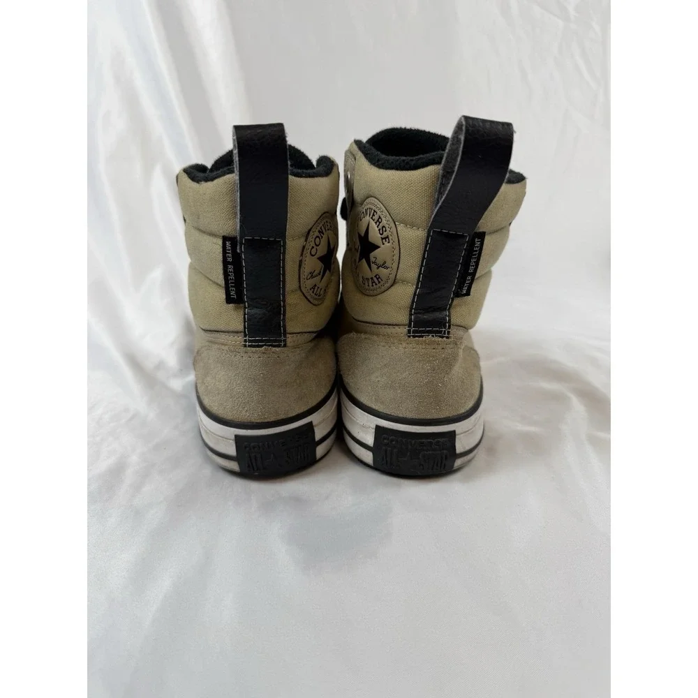 Converse Chuck Taylor All Star Waterproof High Top Boots Tan Mens 8 Womens 10